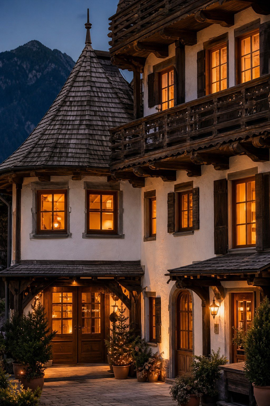 Bayerisches Traditionshaus als Konzeptbild